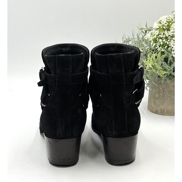 Saint Laurent Blake Jodhpur Womens Black Suede Ankle Bootie Sz IT 36/ US 5.5 - Picture 5 of 16